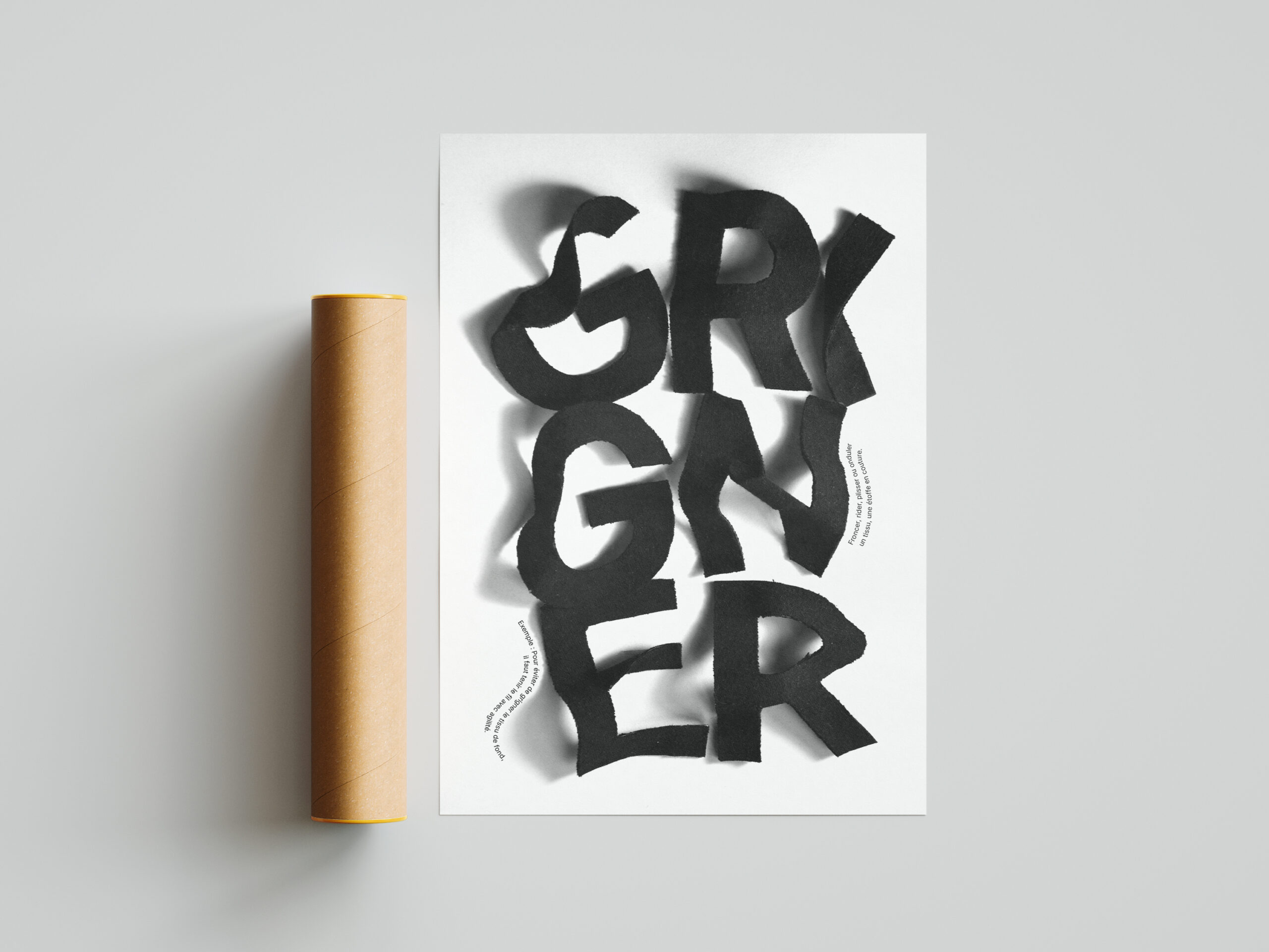 Grigner - Affiches typographiques, Couverture