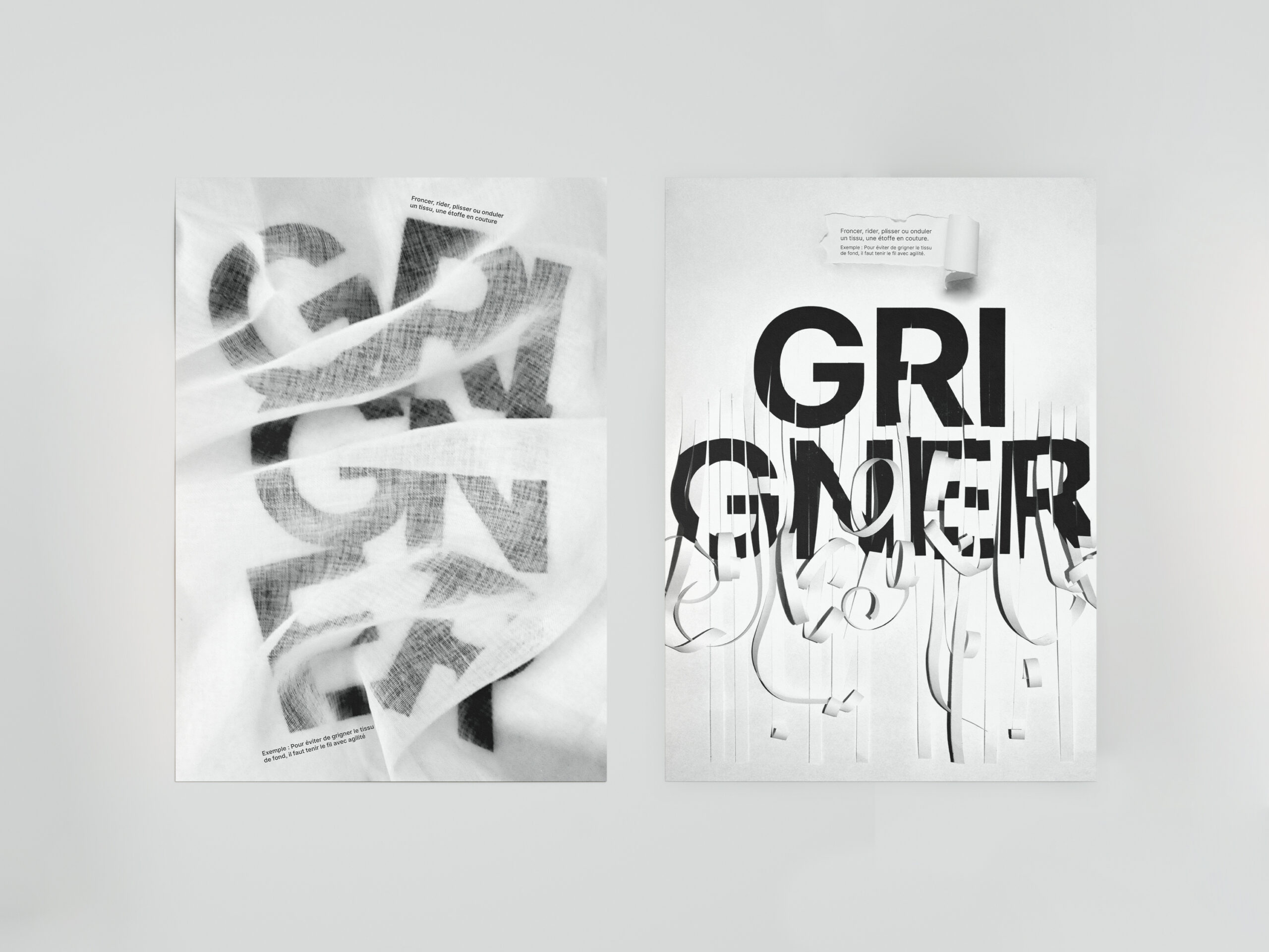 Grigner - Affiches typographiques